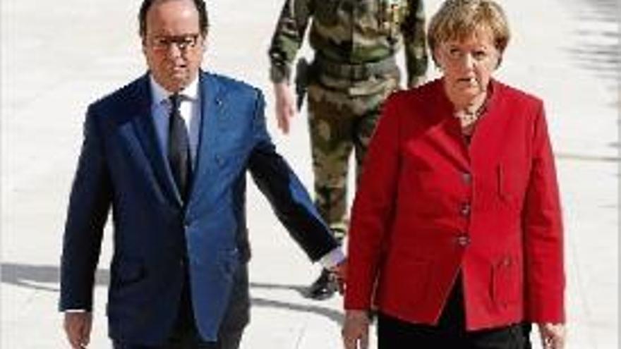 Hollande i Merkel es van reunir ahir a Metz.