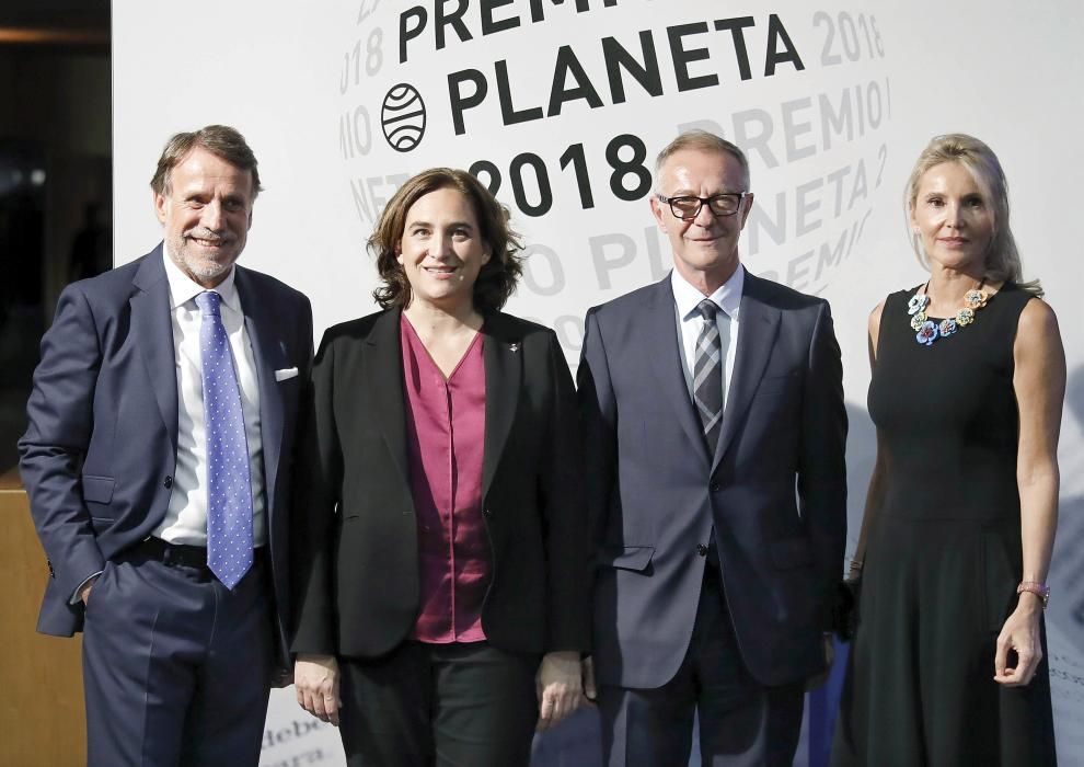 Entrega del Premio Planeta 2018, celebrada anoche en Barcelona.