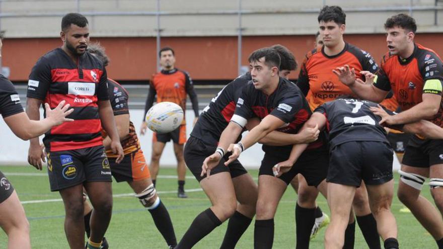 Un lance del Coreti-Pontevedra RC. | Bernabé/Javier Lalín