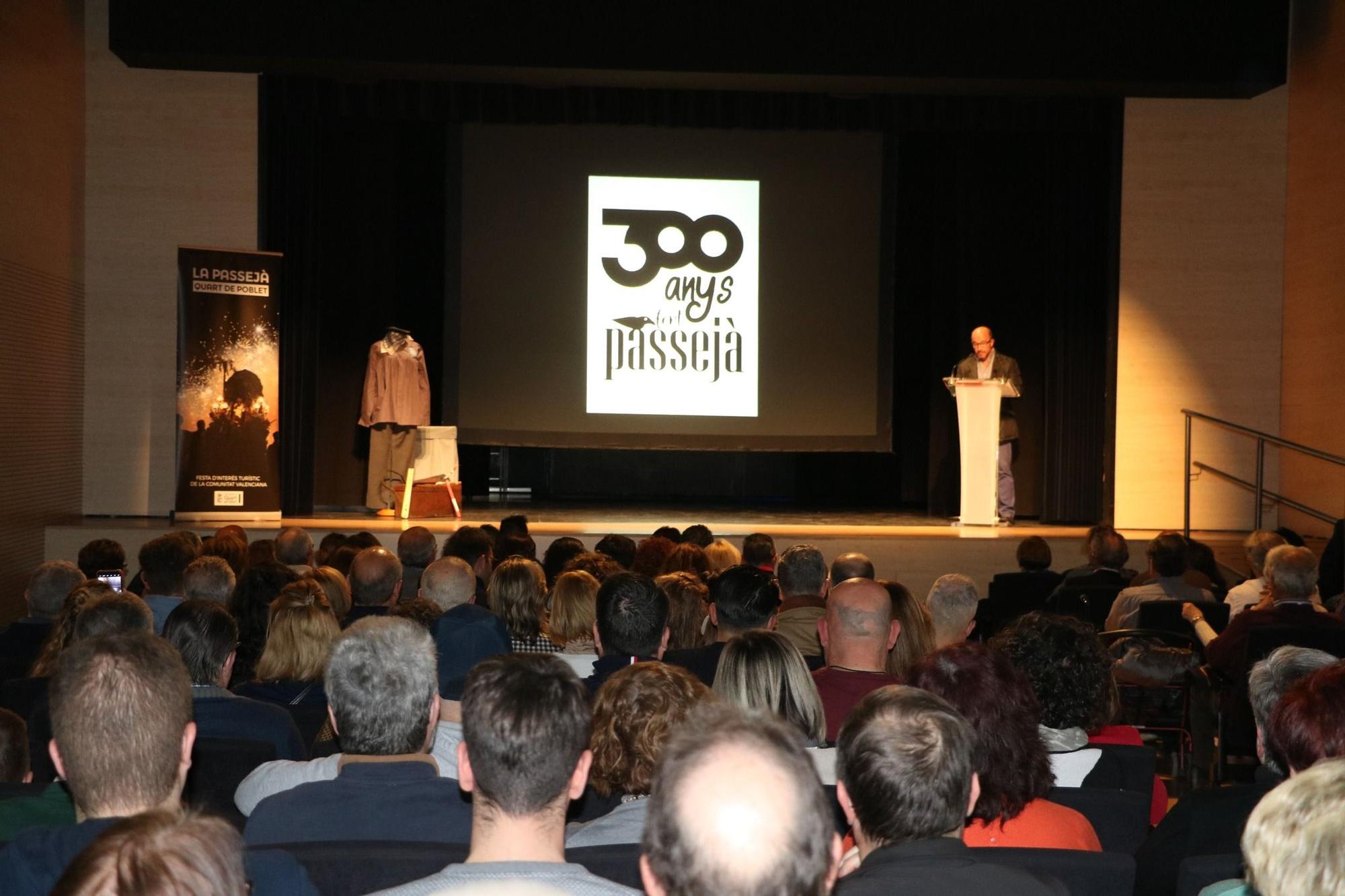 Quart de Poblet en el primer acto de celebración del 300 aniversario de la Passejà