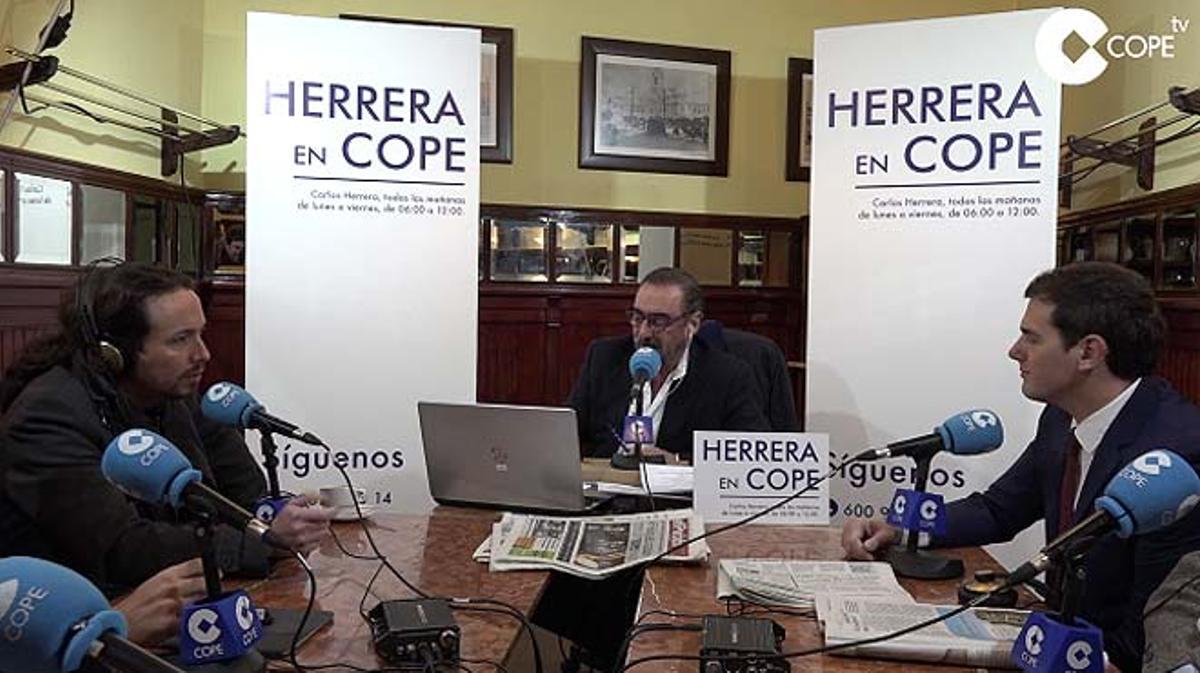 picabaralla-entre-albert rivera-i-pablo-iglesias