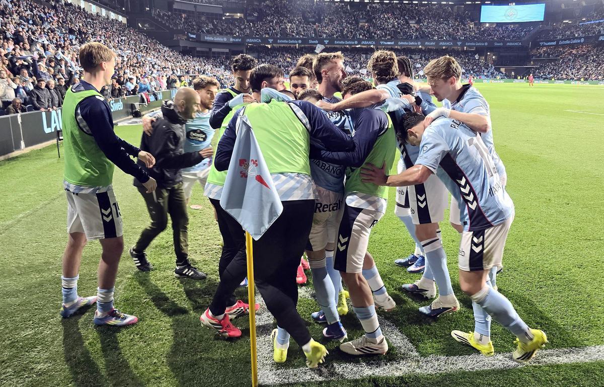 Así fue el partido Celta de Vigo - Rayo Vallecano en imágenes