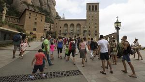 El monasterio de Montserrat.