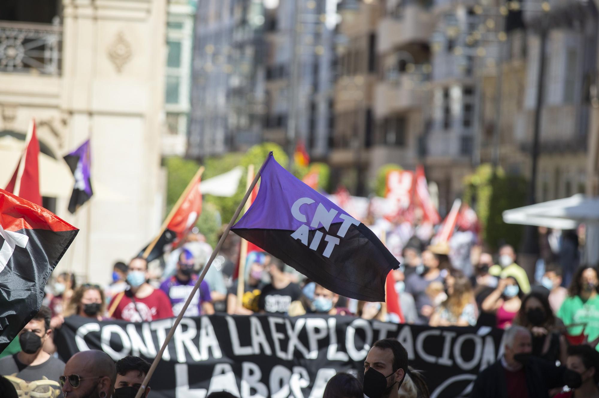 Manifestación del 1 de mayo en Cartagena