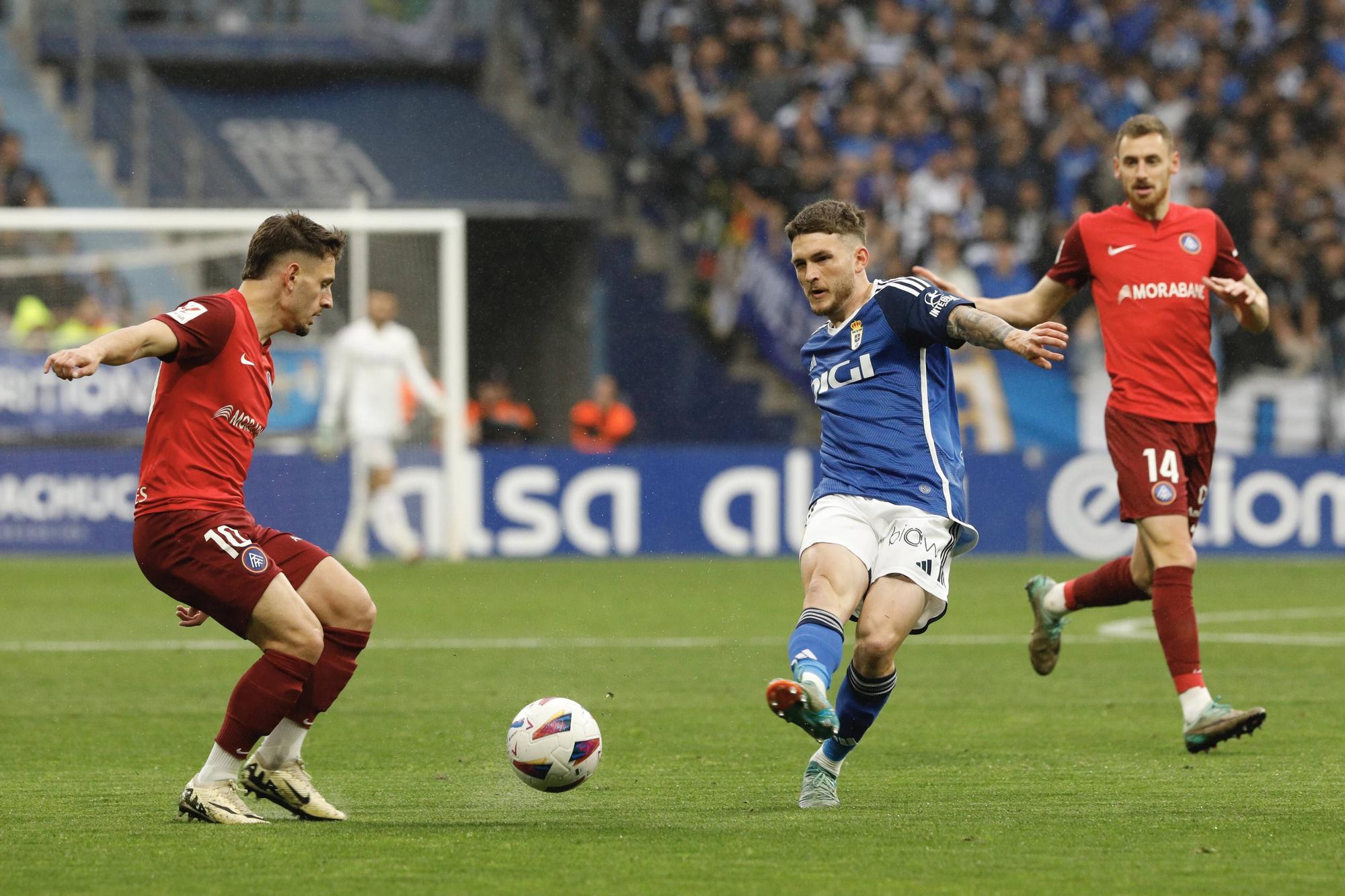 Así fue el partido entre el Oviedo y el Andorra