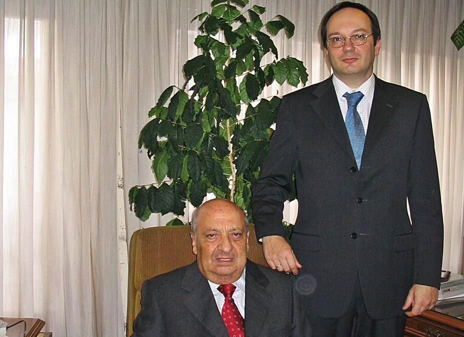 Carlos Rodríguez junto a su padre, Juan Carlos Rodríguez. 