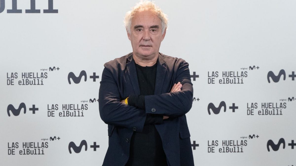 Ferran Adriá en la presentación de 'Las huellas de elBulli'