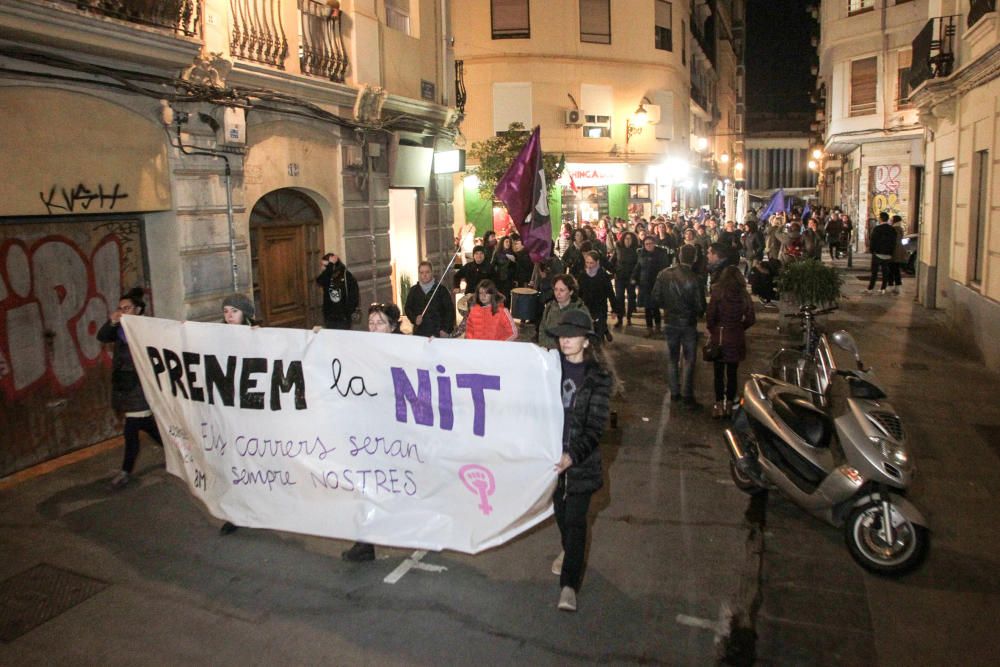 Marcha feminista en València