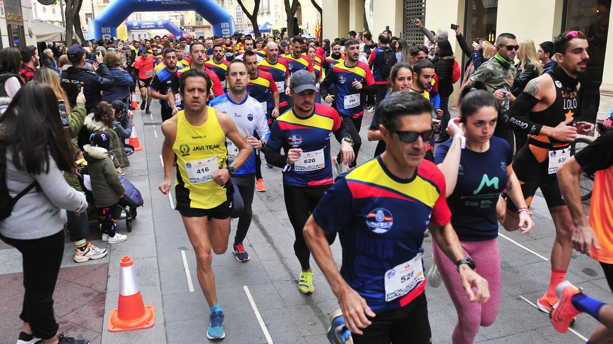 1ª carrera solidaria "RUTA 091" en Elche