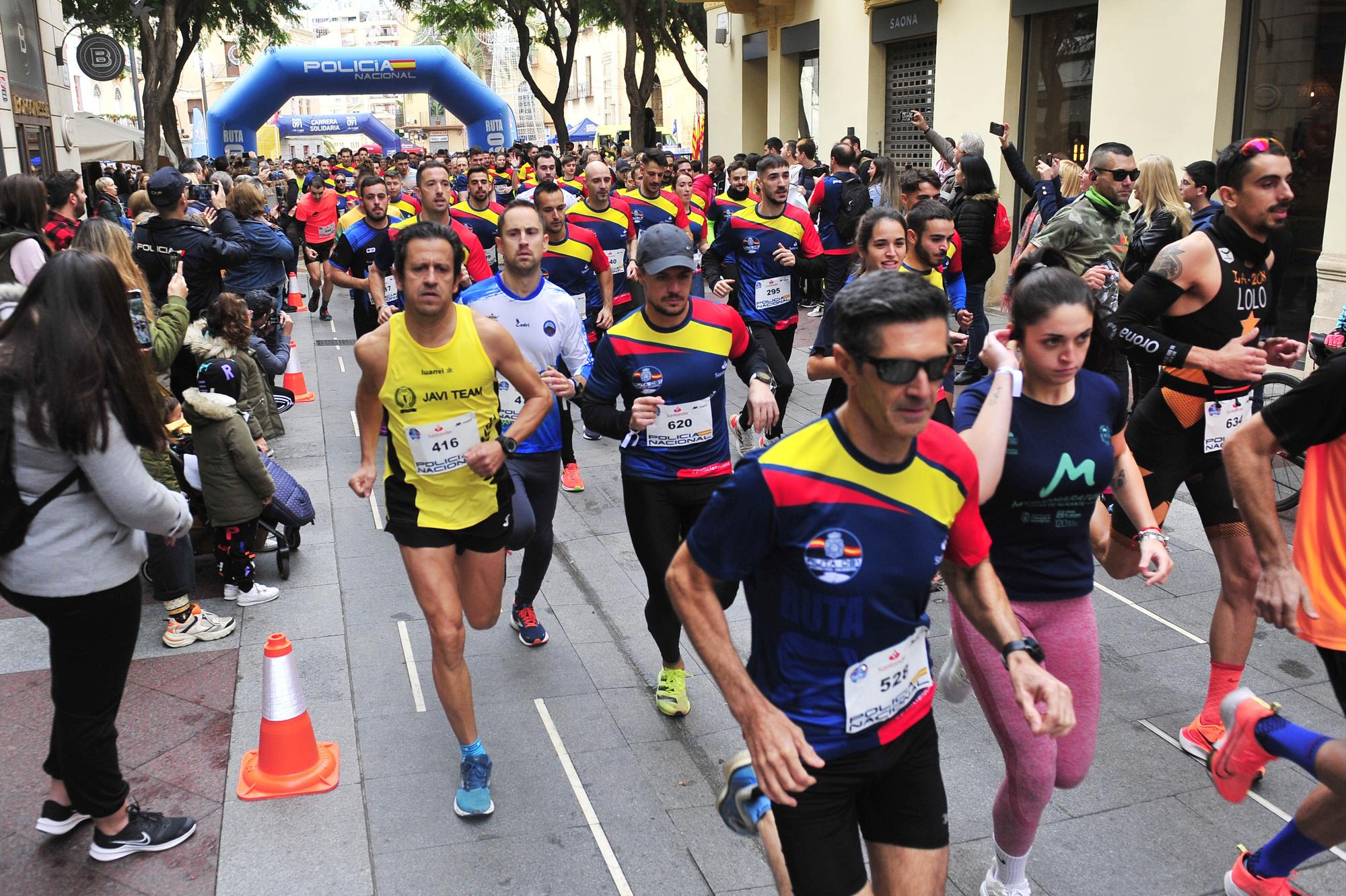 1ª carrera solidaria "RUTA 091" en Elche