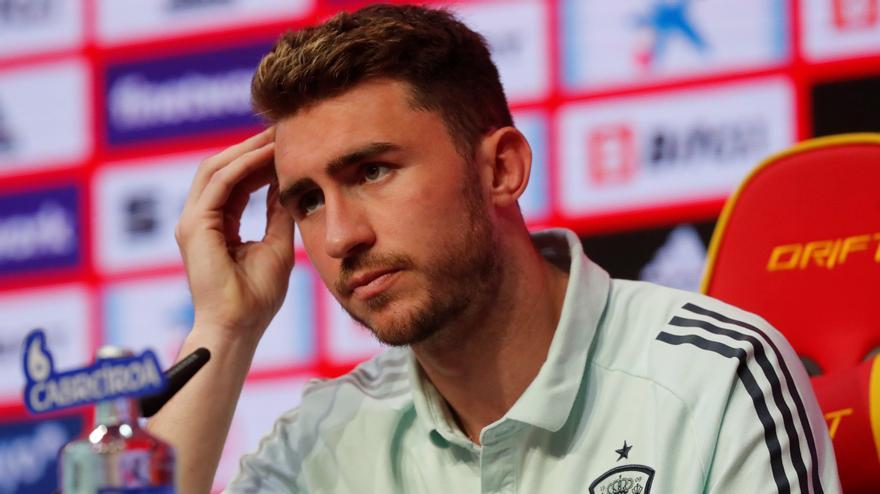 Rueda de prensa de Aymeric Laporte