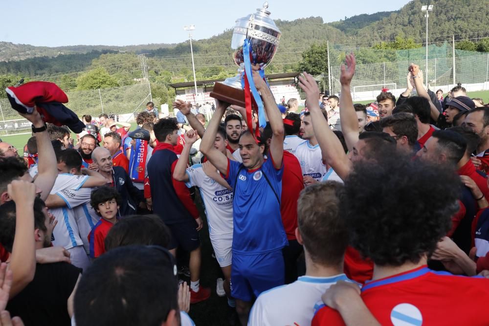 El UD Ourense continua su marcha imparable y logra su tercer ascenso en cuatro años. El Atios tendrá que disputar la promoción.