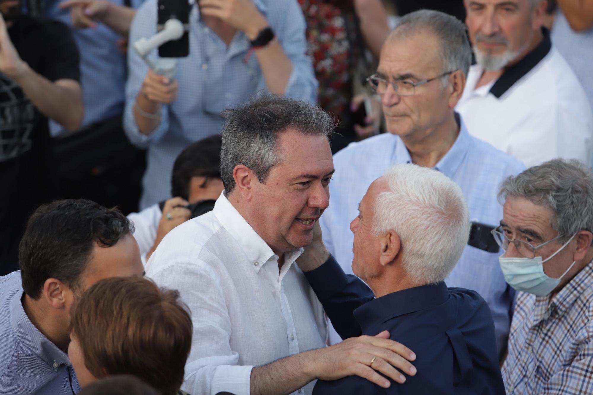 Acto de Juan Espadas, candidato del PSOE a las elecciones andaluzas, en Málaga