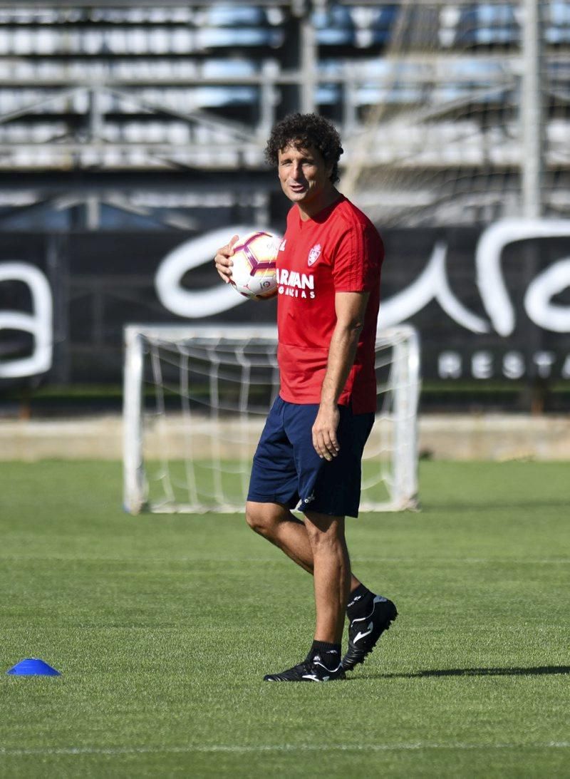 Entrenamiento del Real Zaragoza en la Ciudad Deportiva