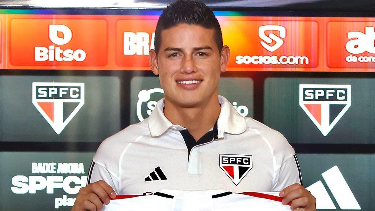 James Rodríguez, nuevo jugador del Sao Paulo