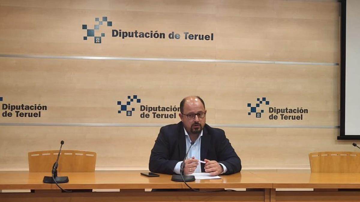 El vicepresidente de la Diputación de Teruel y diputado delegado del Servicio de Vías y Obras, Alberto Izquierdo.
