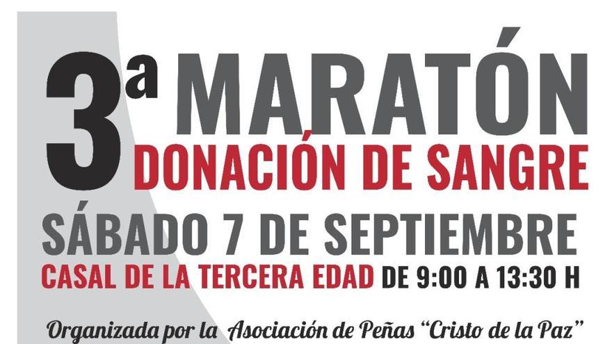 El Ayuntamiento de Sant Joan convoca la III Maratón de Donación de Sangre