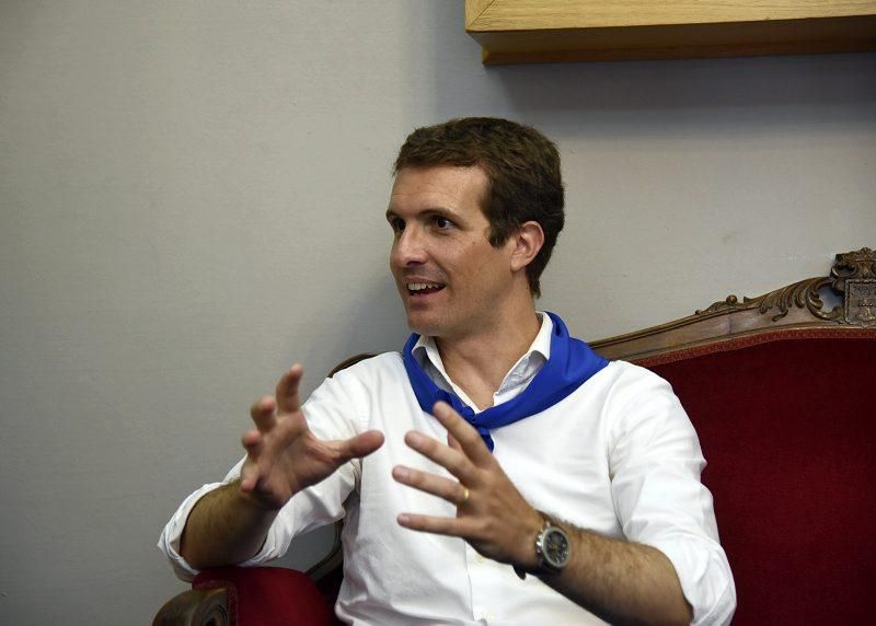 Visita de Pablo Casado a Tarazona