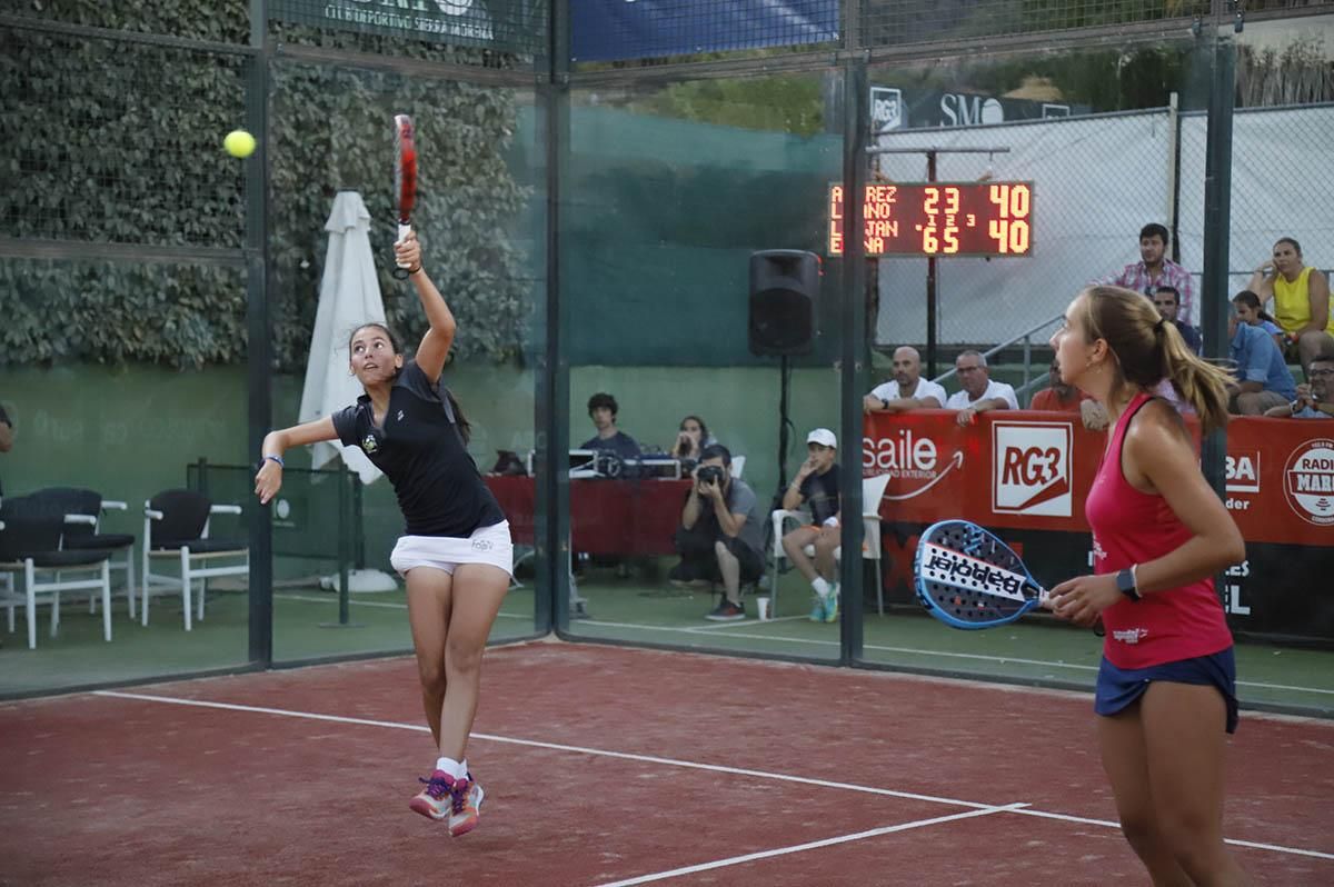 Final femenina de Los Internacionales de pádel de Córdoba