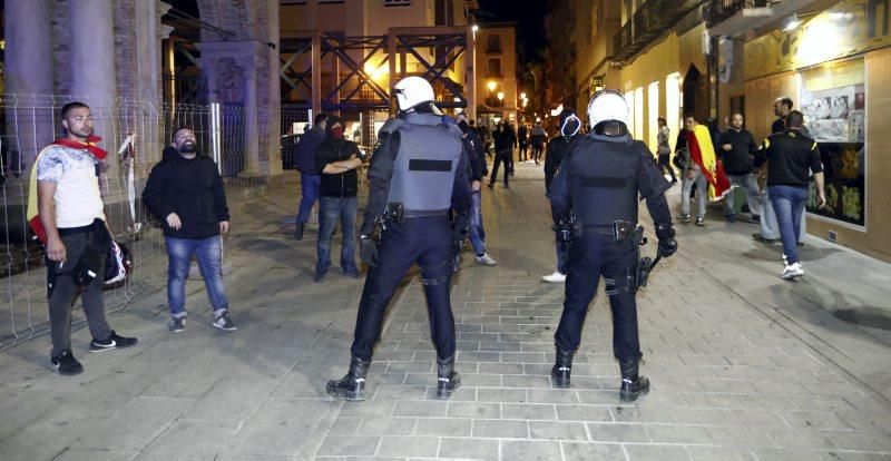 Manifestaciones en Plaza España por el 'procés'