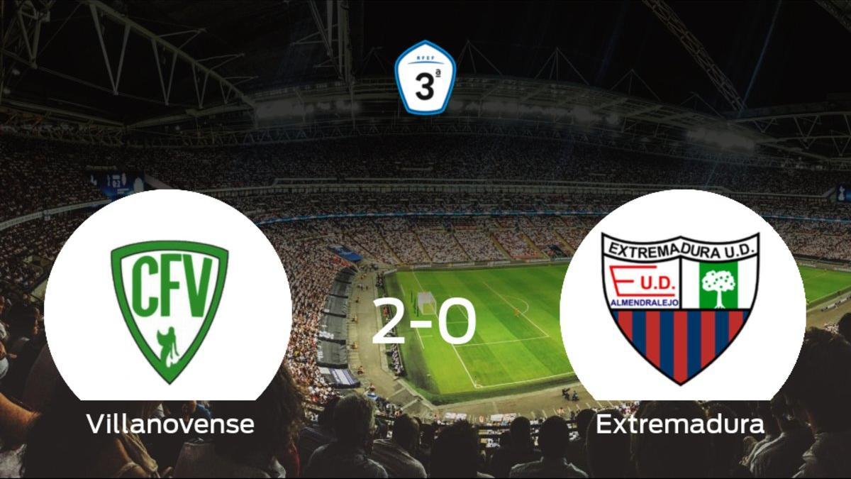 El Villanovense jugará la final de los playoff de ascenso de Tercera División tras derrotar 2-0 al Extremadura B