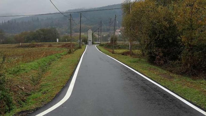 El reformado Camiño de Loureiro de Abaixo. // Concello de Cuntis