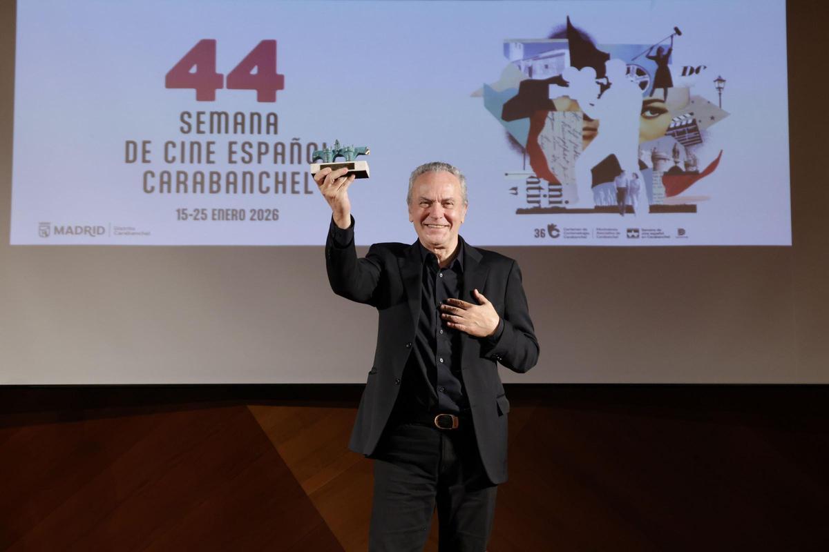 José Coronado galardonado en la 44ª Semana del Cine Español de Carabanchel