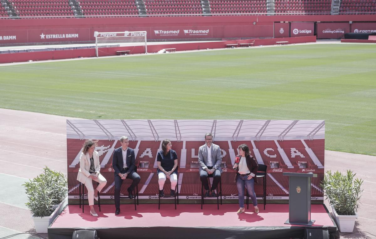 Presentación de las obras de remodelación del estadio de Son Moix ...