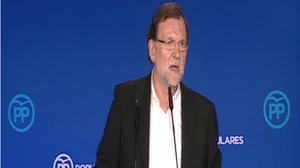 Declaracions de Mariano Rajoy en què demana el vot dels ciutadans que vulguin la concòrdia en el 27-S.