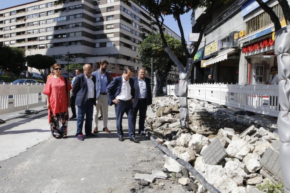 Así avanzan las obras de humanización de García Barbón