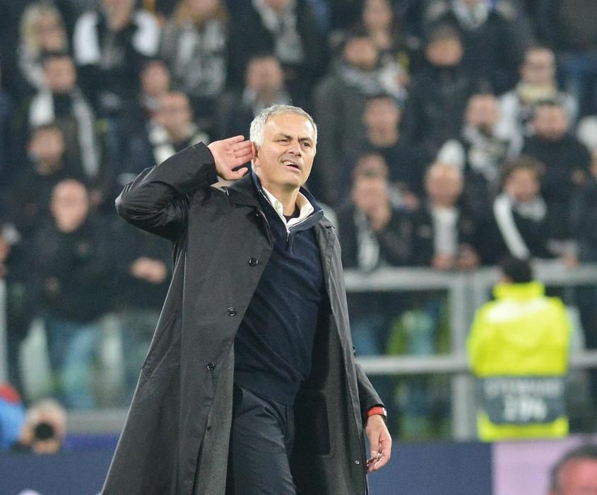 El polémico gesto de José Mourinho a la afición de la Juventus