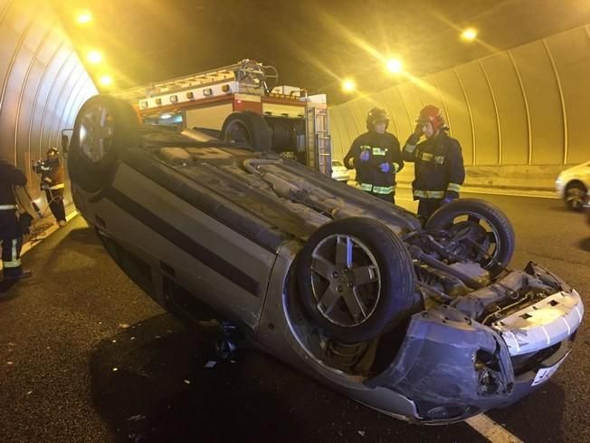 Accidente en el túnel de Lomo Blanco de la GC-3