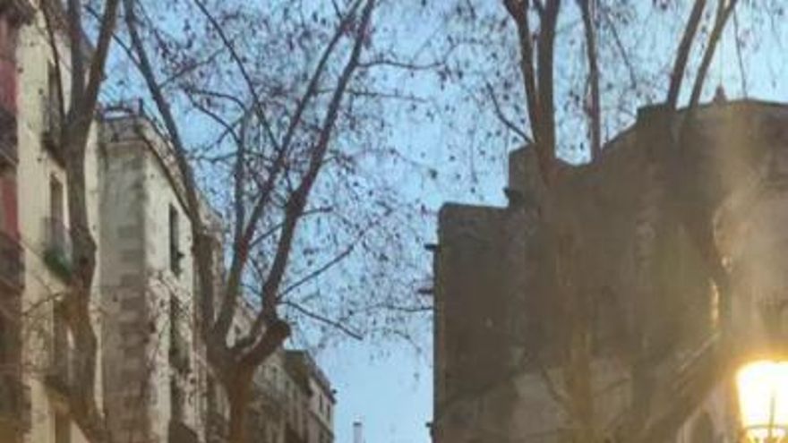 El passeig del Born de Barcelona, amb centenars de persones sense mascaretes ni distàncies