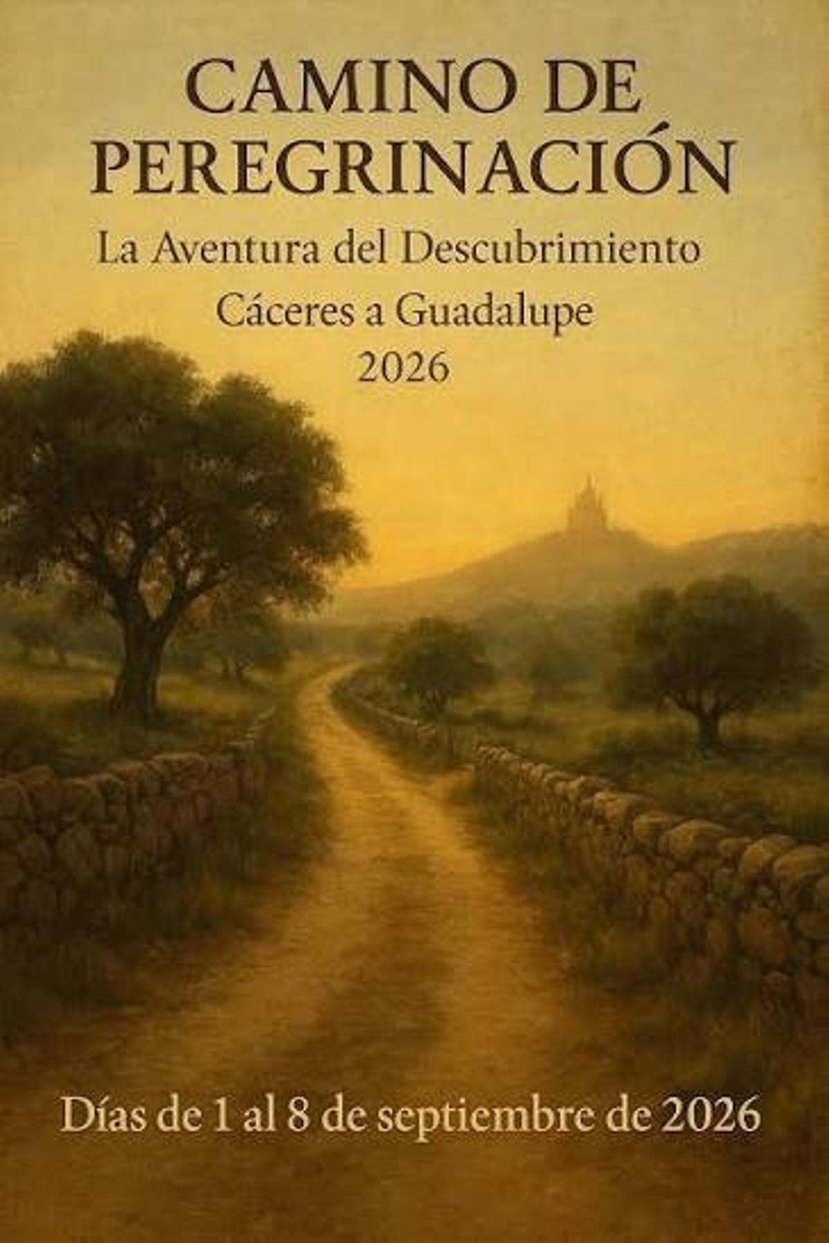 Cartel oficial del evento en Cáceres.