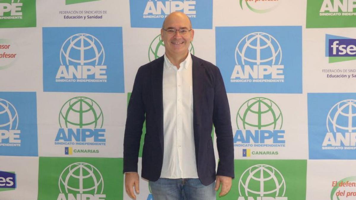 Pedro Crespo, presidente de ANPE Canarias. | | LP/DLP