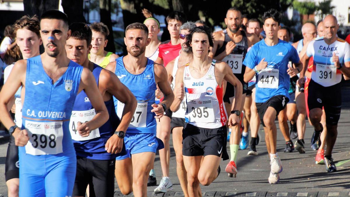 Corredores en categoría absoluta masculina