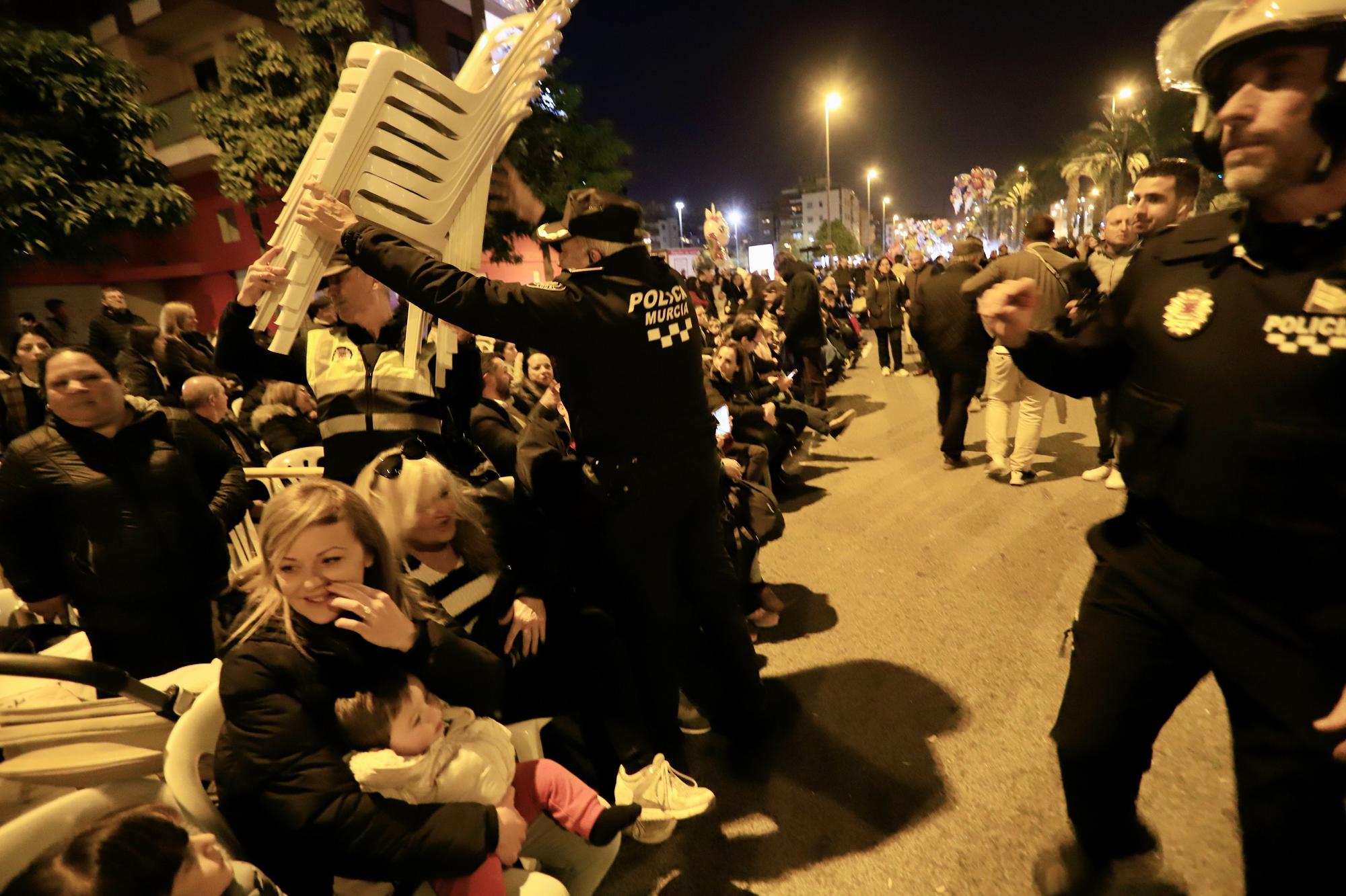 Los Reyes Magos desfilan por Murcia