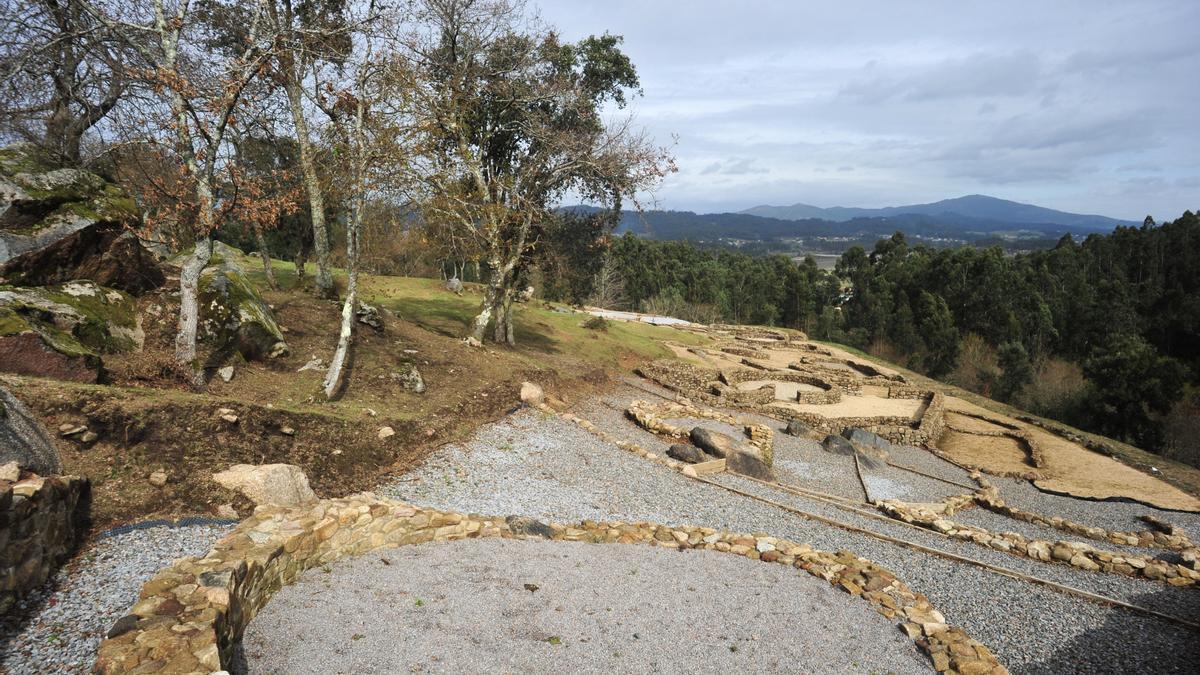 Yacimiento castrexo de Besomaño, en Ribadumia