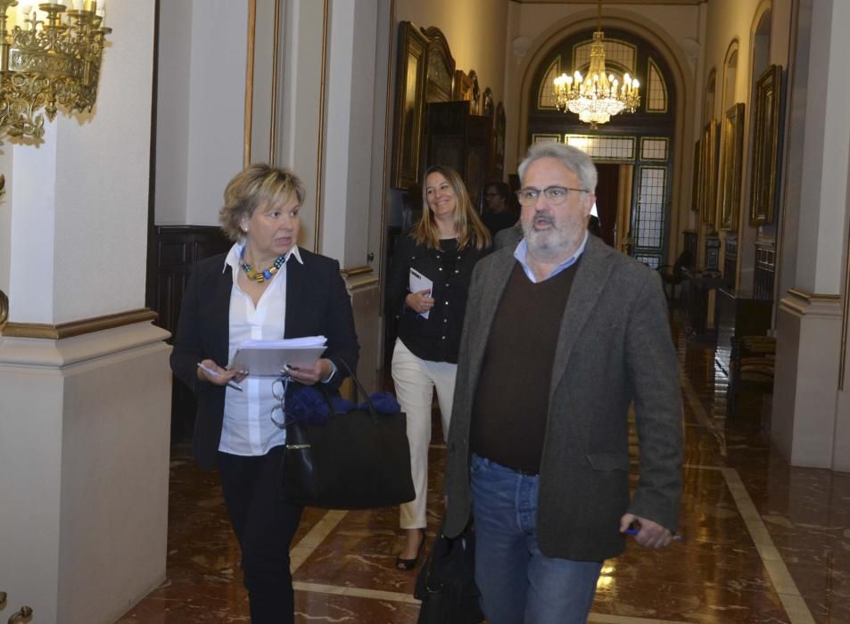 Pleno en el Ayuntamiento de A Coruña (12/12/16)