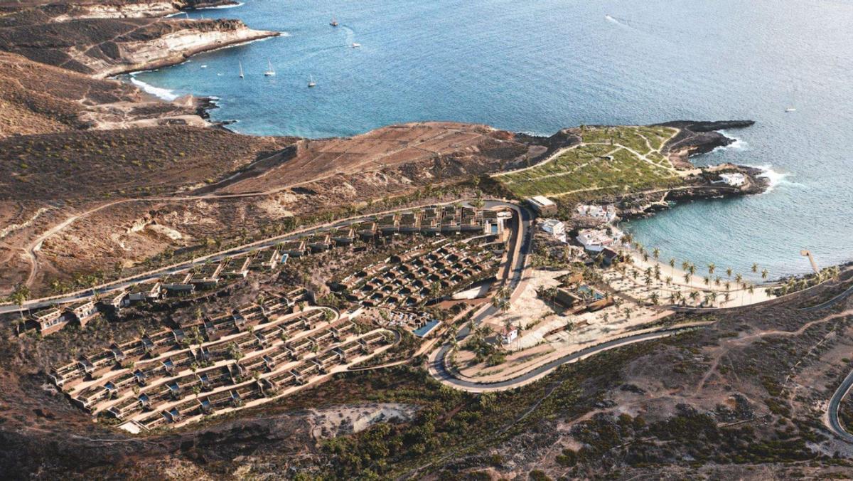 Infografía del proyecto de Cuna del Alma, en el Puertito de Adeje.