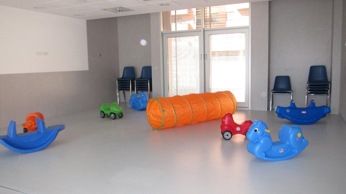 Aula de la escuela infantil de Parque Bruil, en Zaragoza