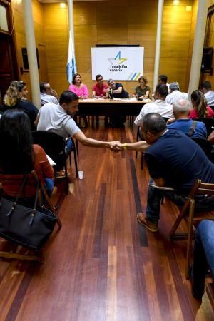 01-10-19 CANARIAS Y ECONOMIA. SEDE COALICION CANARIA. LAS PALMAS DE GRAN CANARIA. Reunión del Comite Insular de Coalición Canaria. Fotos: Juan Castro.  | 01/10/2019 | Fotógrafo: Juan Carlos Castro