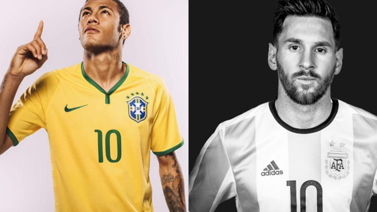 Neymar y Messi, protagonistas
