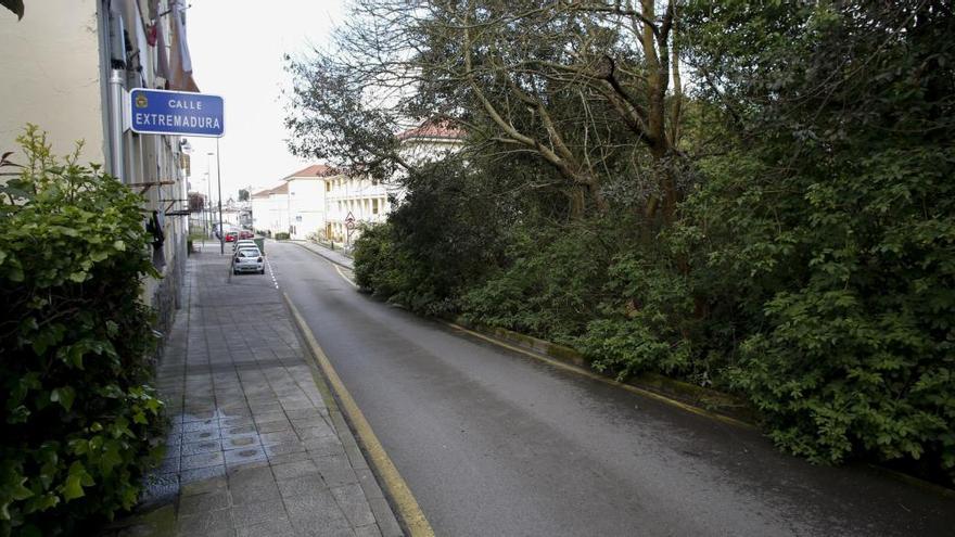 Calle Extremadura, en La Carriona