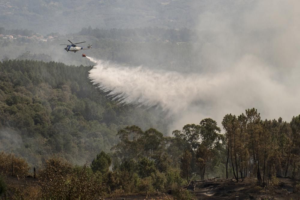 Entrimo, el incendio más voraz del año en Galicia