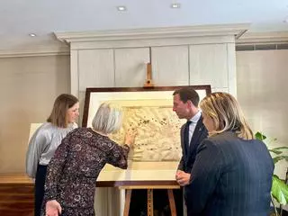 El Consell formaliza la compra de una de las piezas más valiosas de la cartografía medieval mallorquina, la carta portulana de Pere Rossell