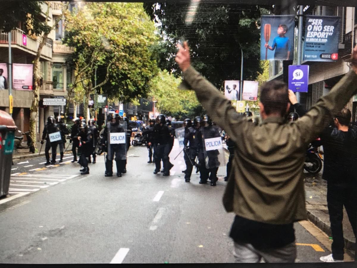 La jornada del 1-O en imágenes