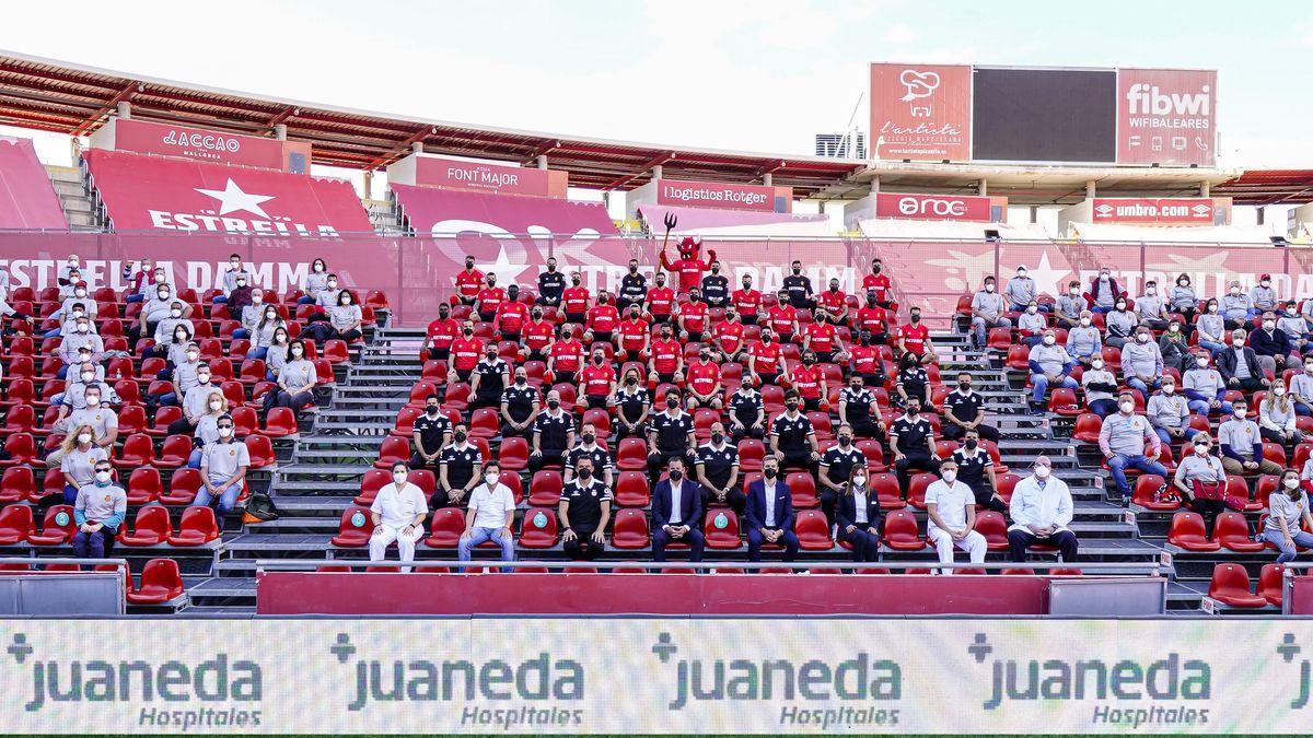 El making-off de la foto oficial del Mallorca para la temporada 2020/21