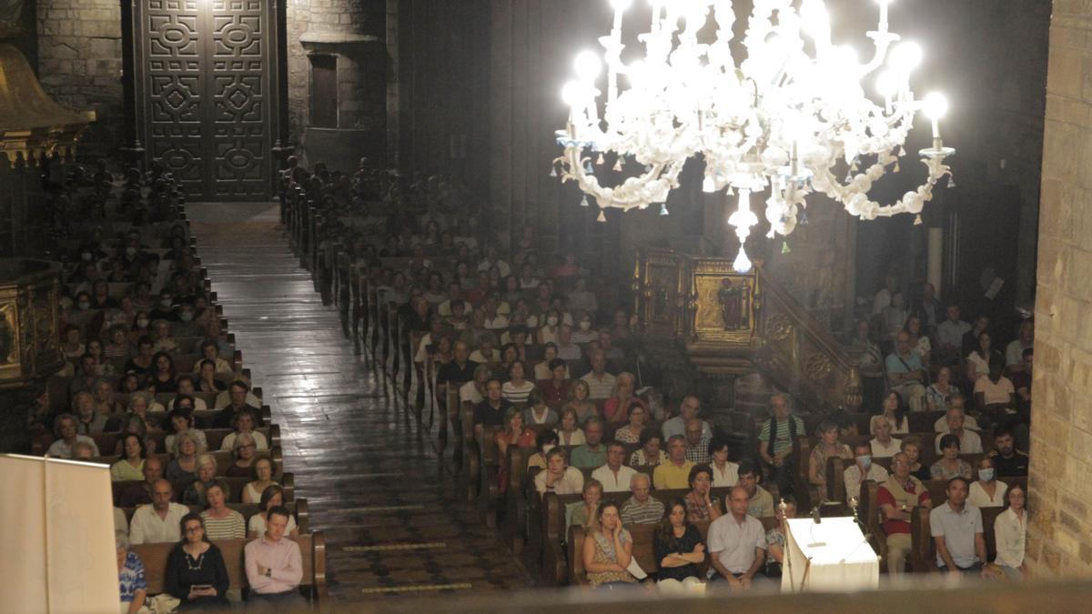 La Catedral de Jaca fue uno de los escenarios que acogió el festival.