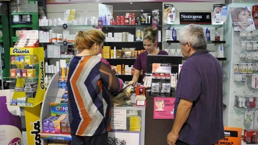 Una farmacia de Castelló en una imagen de archivo.